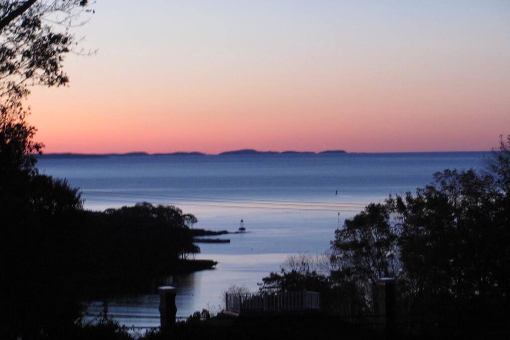 View from the B&B