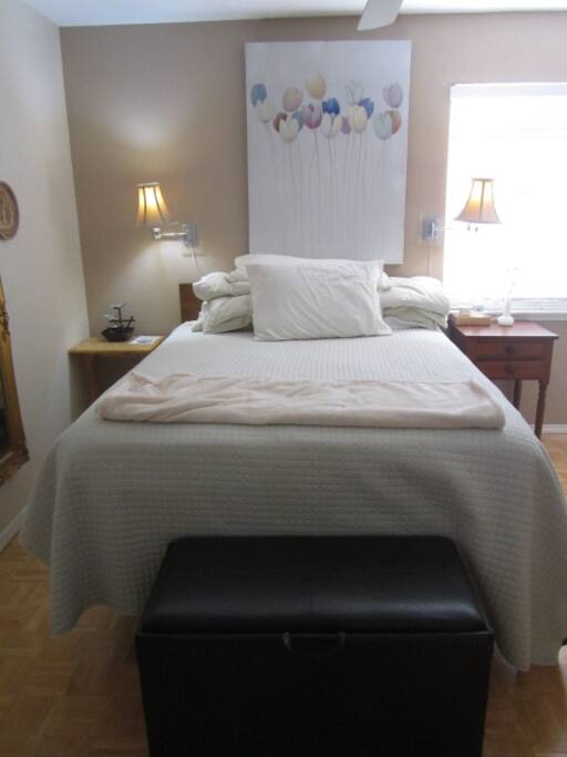 East to west view of room.