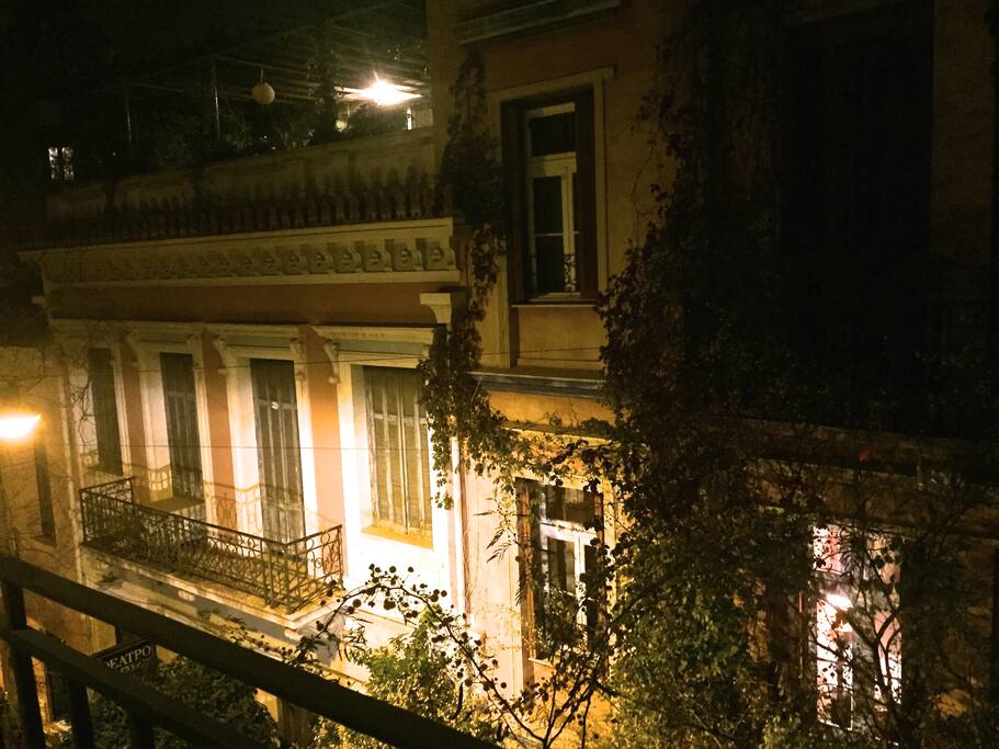 Night view from the balcony