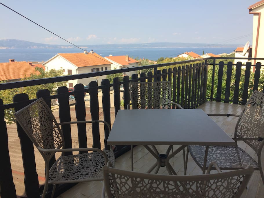 sea view from balcony