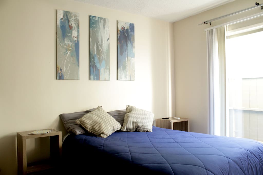 The Master Bedroom With Bathroom and AC Unit