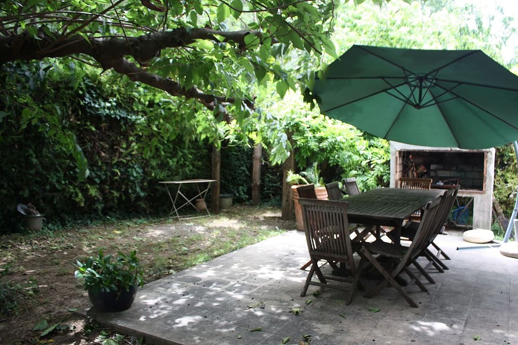 vue sur le jardin