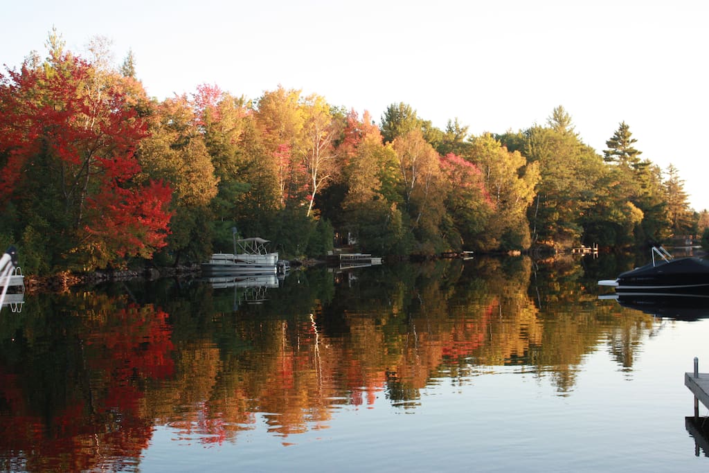 Enjoy the Fabulous Fall Colours! The river reflections are spectacular.