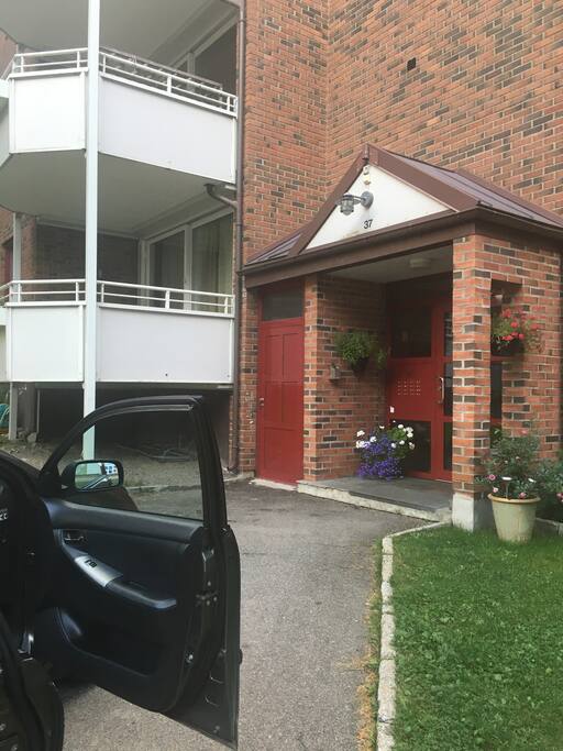 Entrance to the house