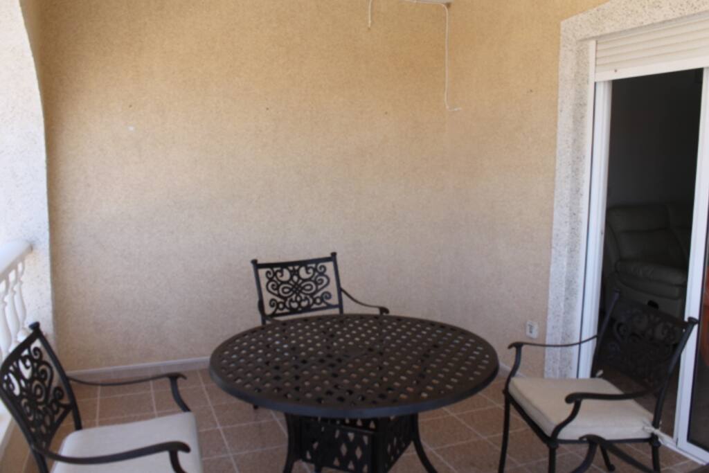 Upstairs Balcony
