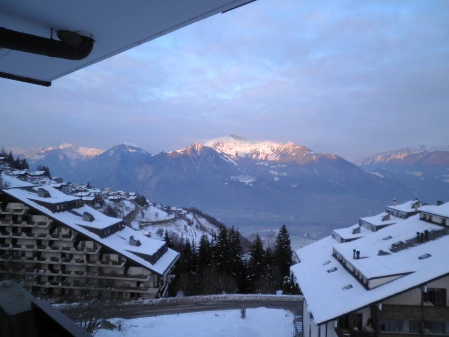vue du balcon