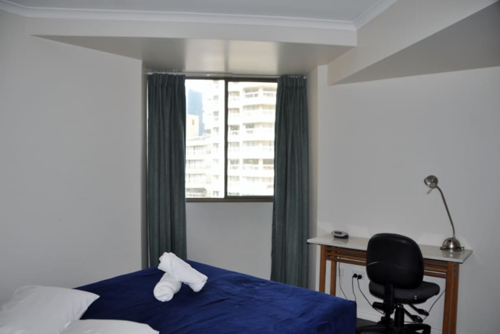 Main bedroom with queen bed