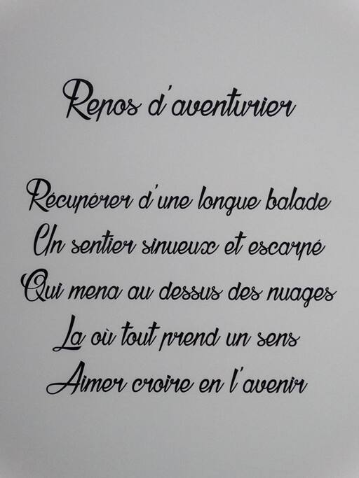 Repos d'aventurier au 3ième