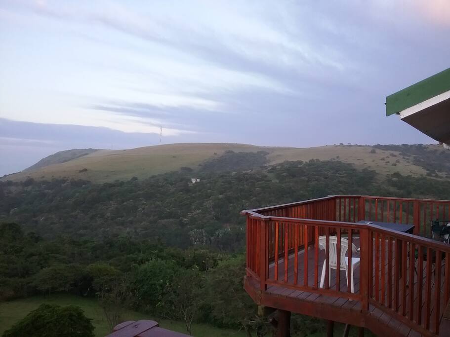 View from main bedroom deck