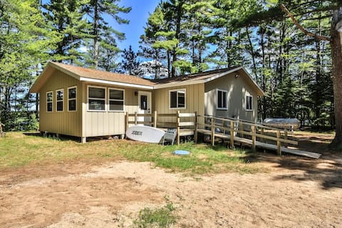 TWO CABINS-SUMMER · Two cabins on the scenic shores of Pickerel Lake