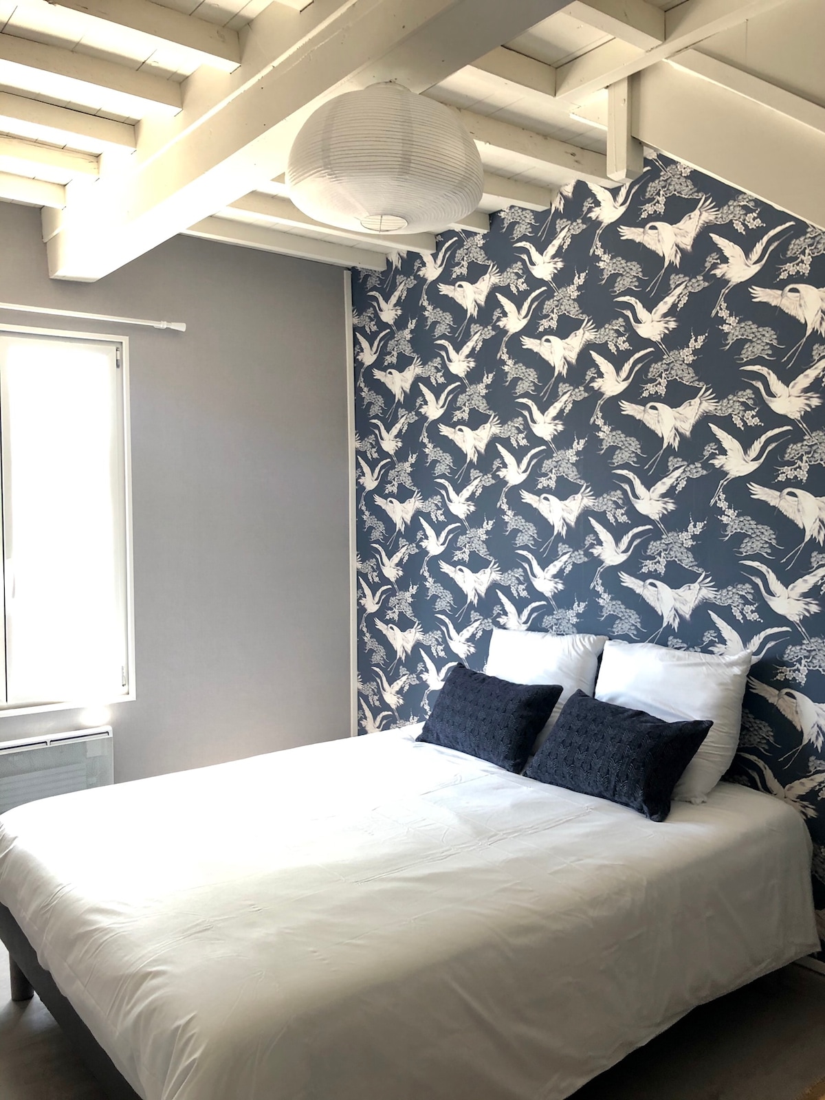 חדר שינה בקומת הקרקע בסגנון יפני 