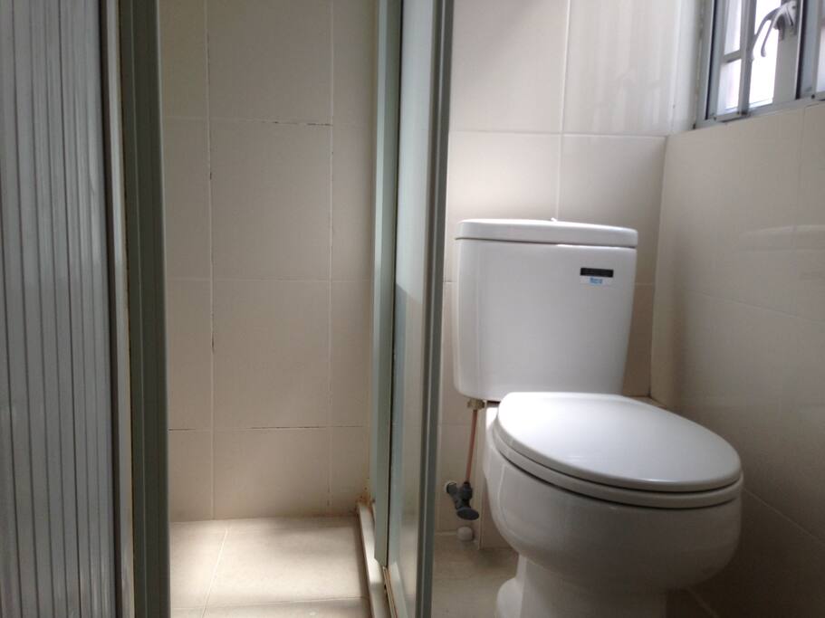 seperate wash room and toliet
