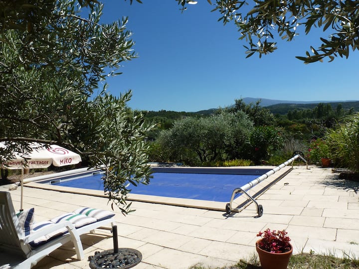Gite En Campagne Avec Vue Sur Sommet Du Ventoux. - Malaucène