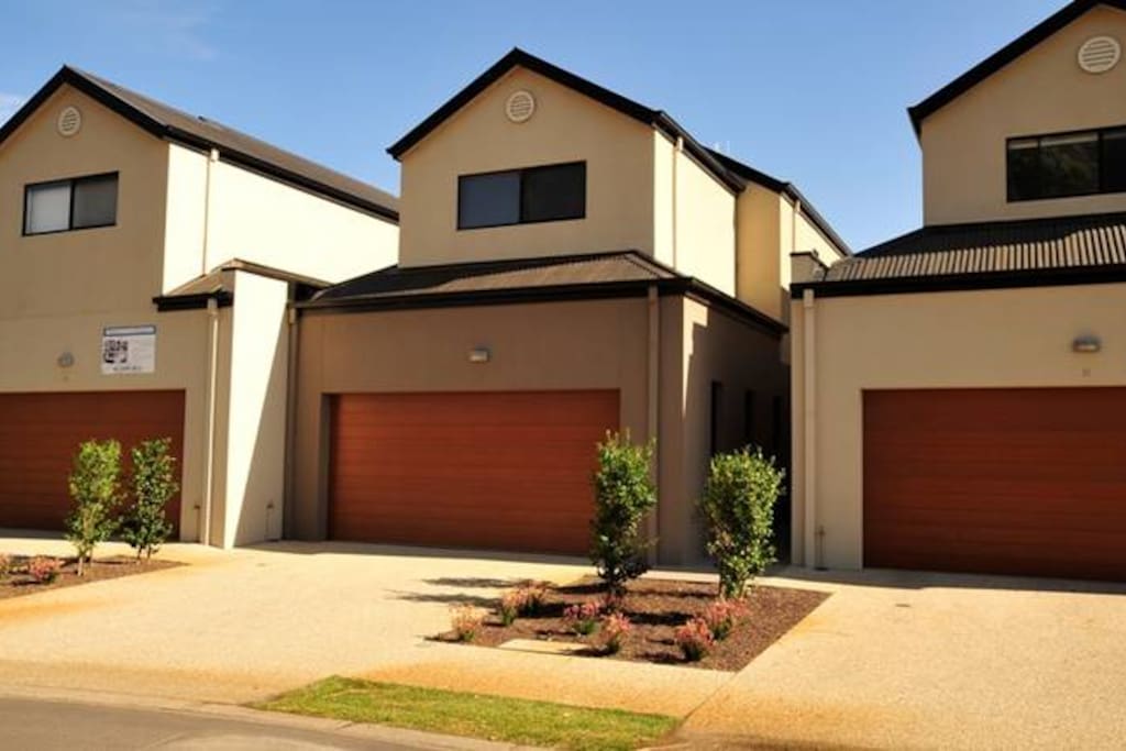 Entrance and Garage