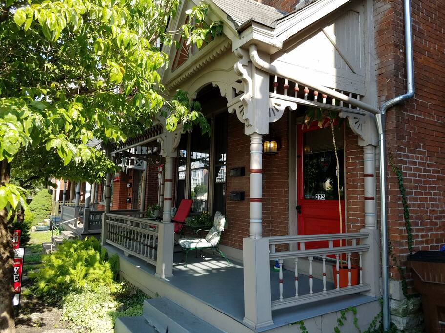 Front Porch bottom apartment