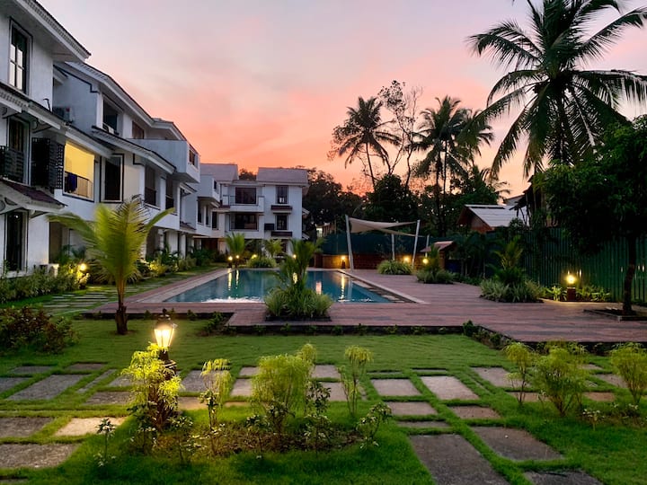 Riviera Sublime 3BHK Villa Villas for Rent in Siolim, Goa, India Airbnb