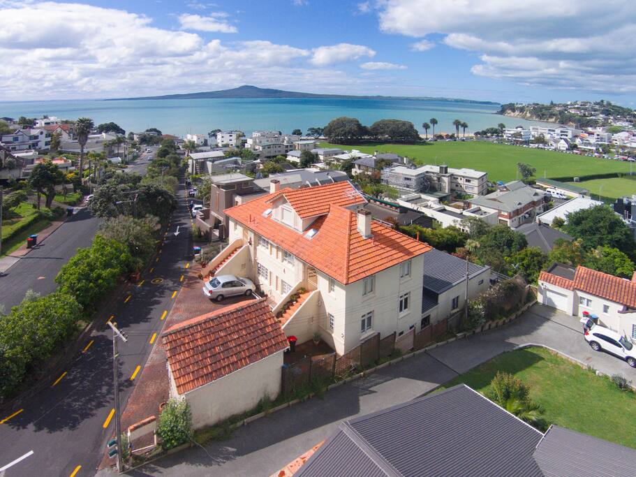 Bird eye view of 1920 St Heliers Flats