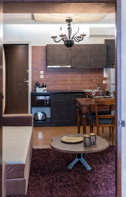 Living room & kitchen