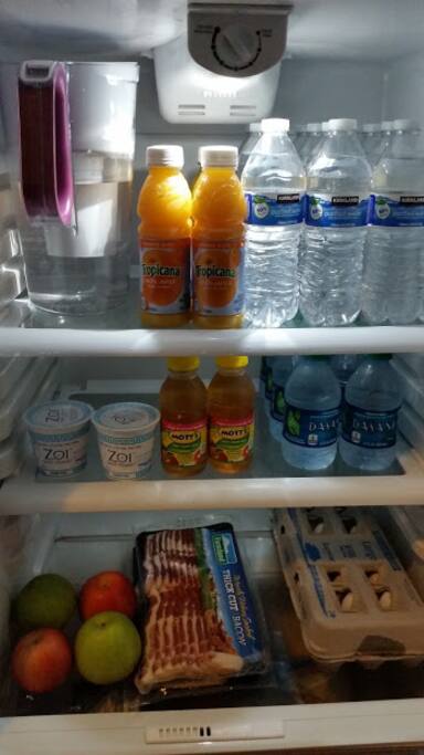 We created the Vacation Home & Breakfast product so you can expect the nation's only custom stocked fridge with YOUR personal breakfast favorites waiting for your arrival!