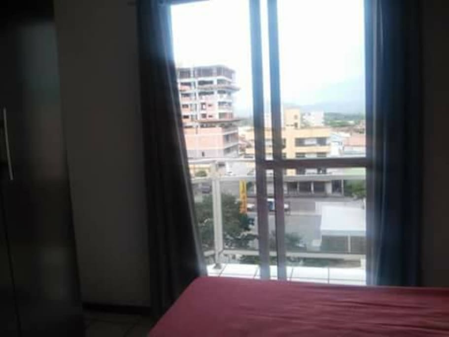 This view is from the double bedroom, it sees the whole rear of the city