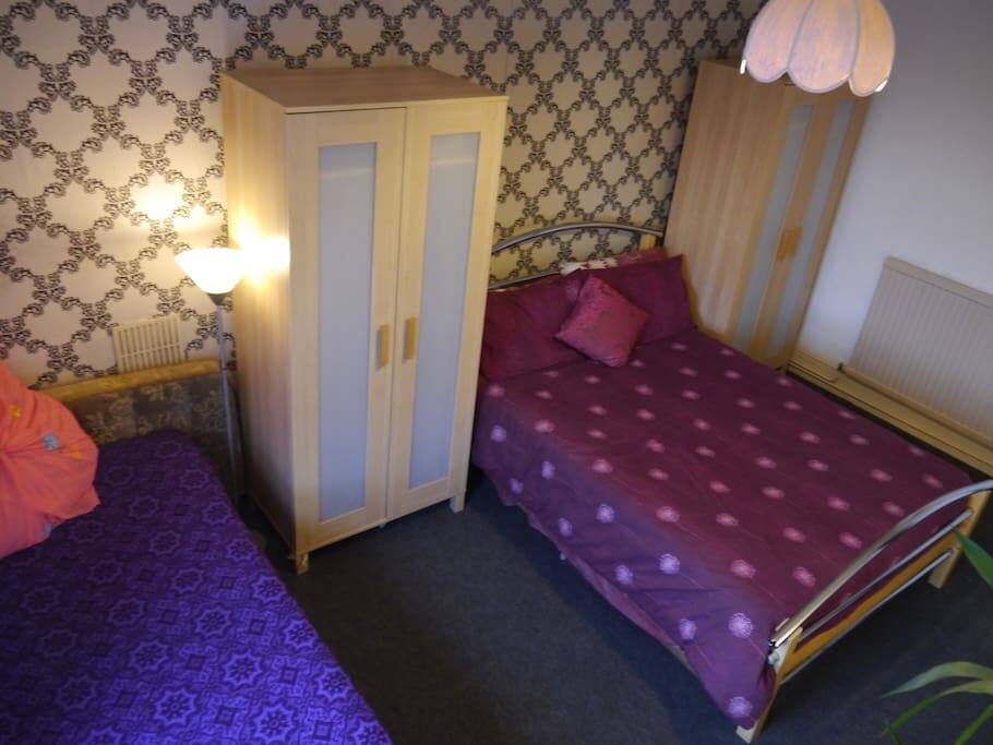 The triple room can sleep up to 4