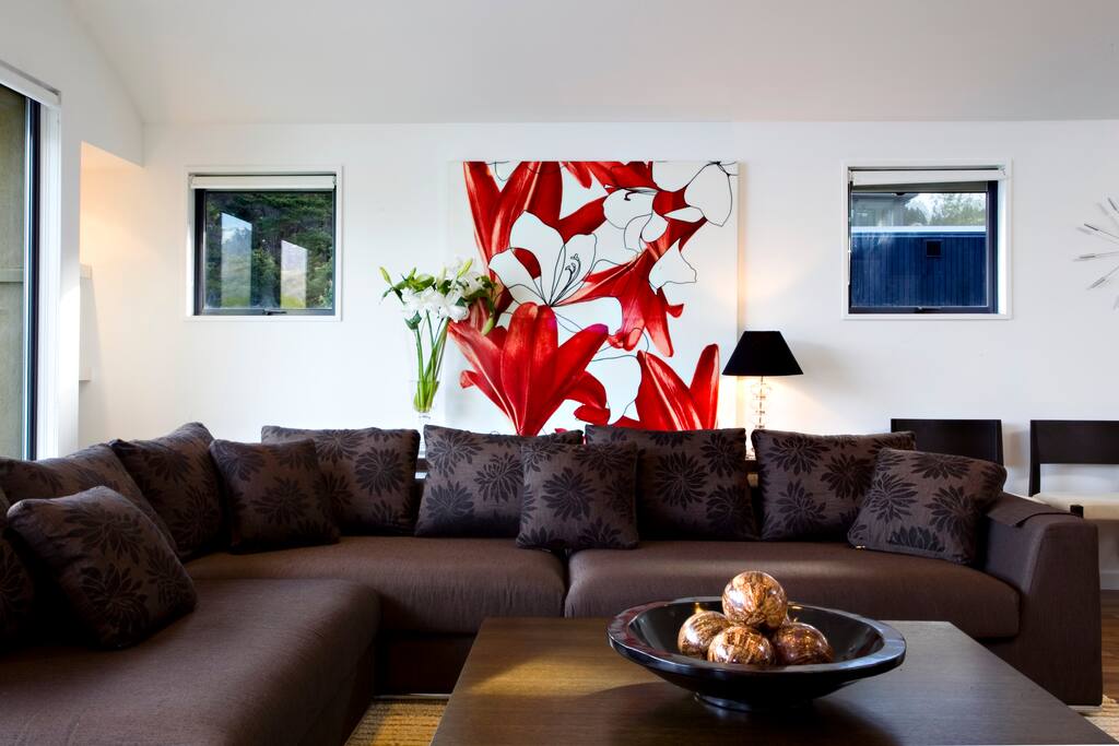 Stylish yet comfortable main living area