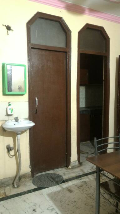 Hall showing Batch room N Kitchen