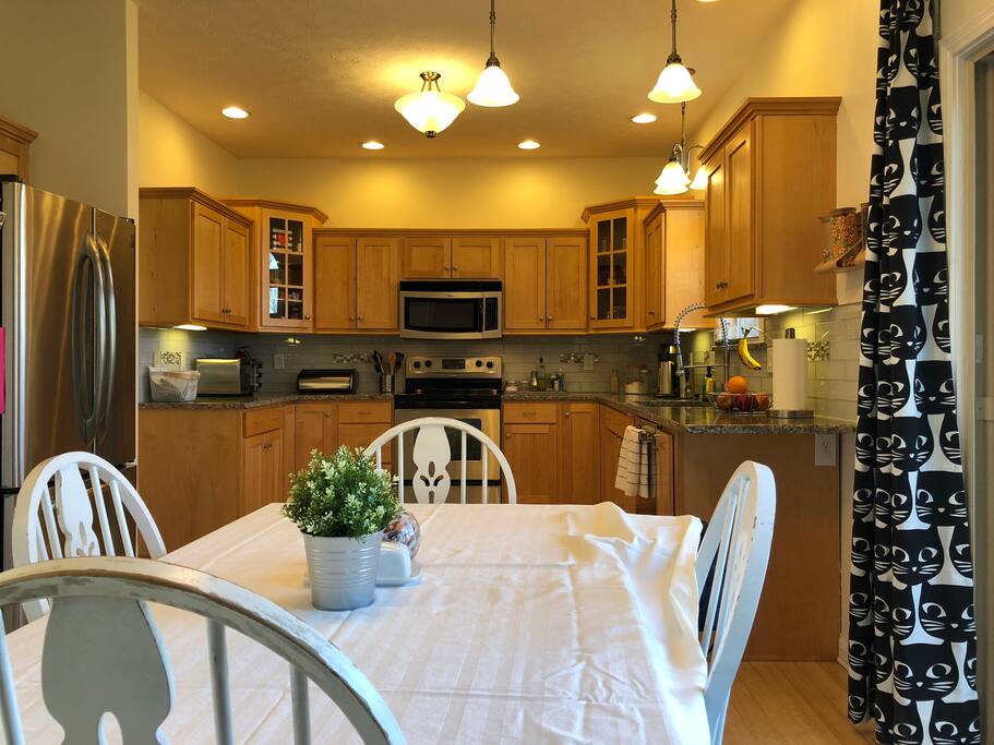 View of dinning and kitchen