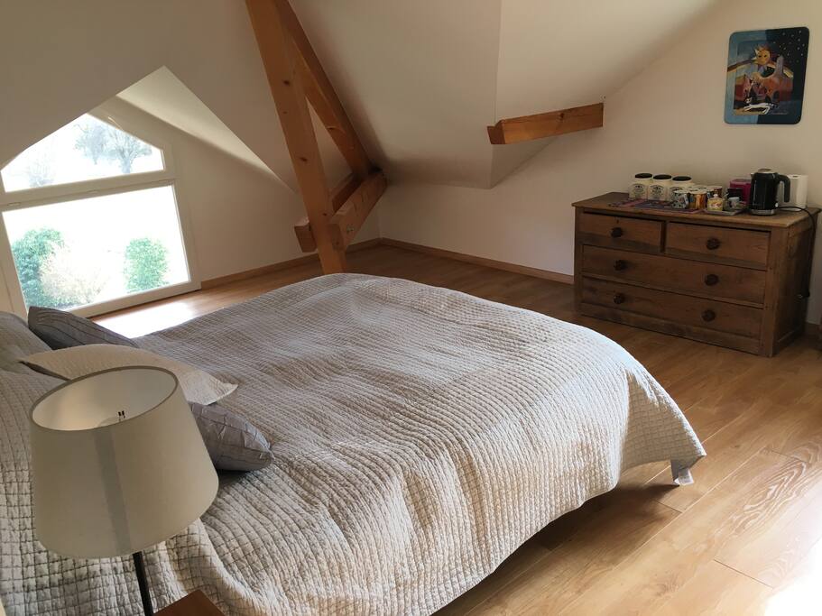 Coffee and tea available in your bedroom