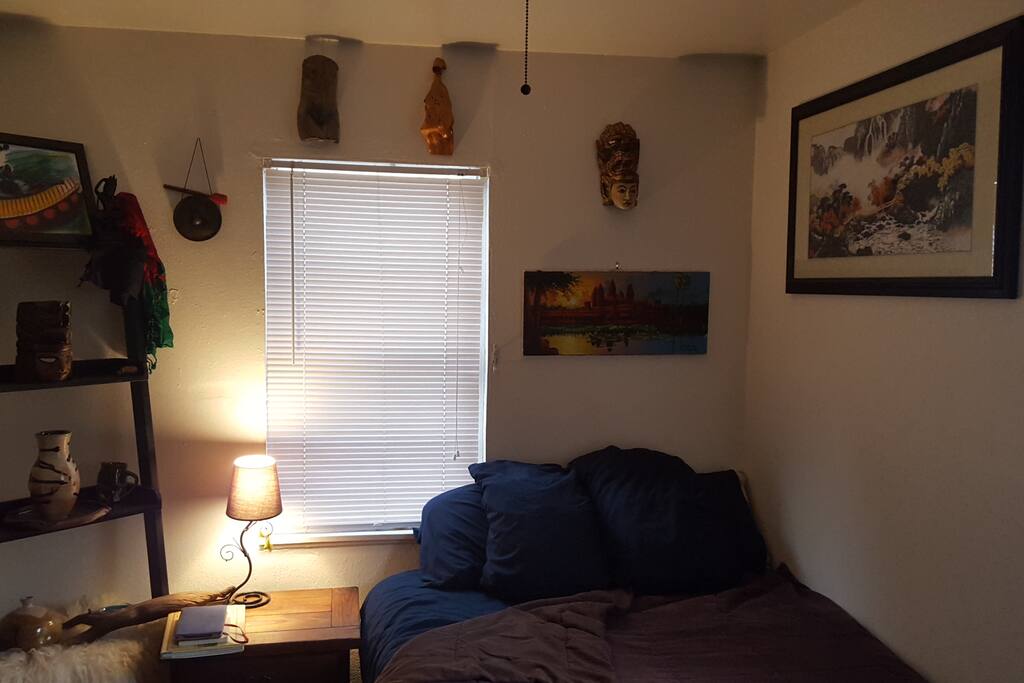 the bedroom