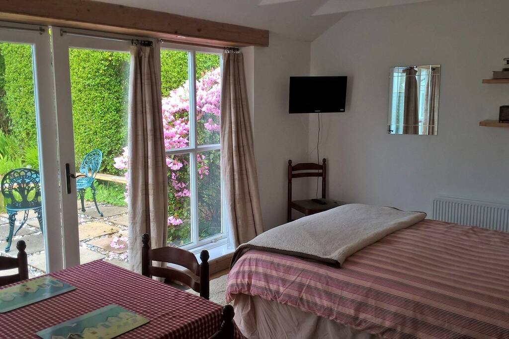 View onto garden