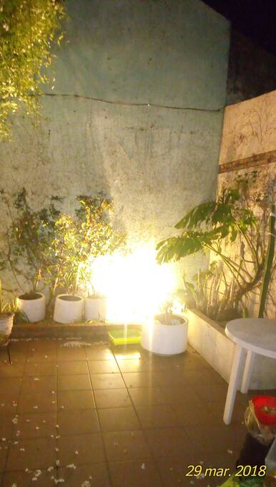 PATIO PARA BICI (noche)