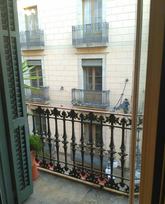 Private balcony where you can relax looking at the Old Town atmosphere