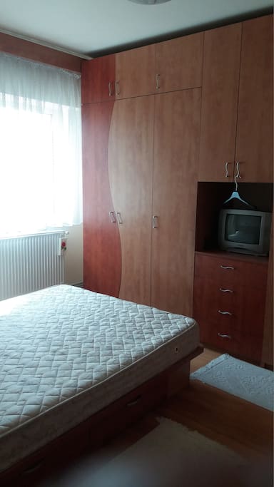Bedroom with closet