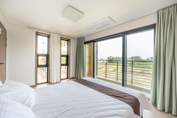 2nd floor, Room 1 (in front of the stairs)