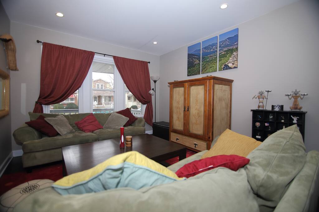 Living Room w/ view of porch