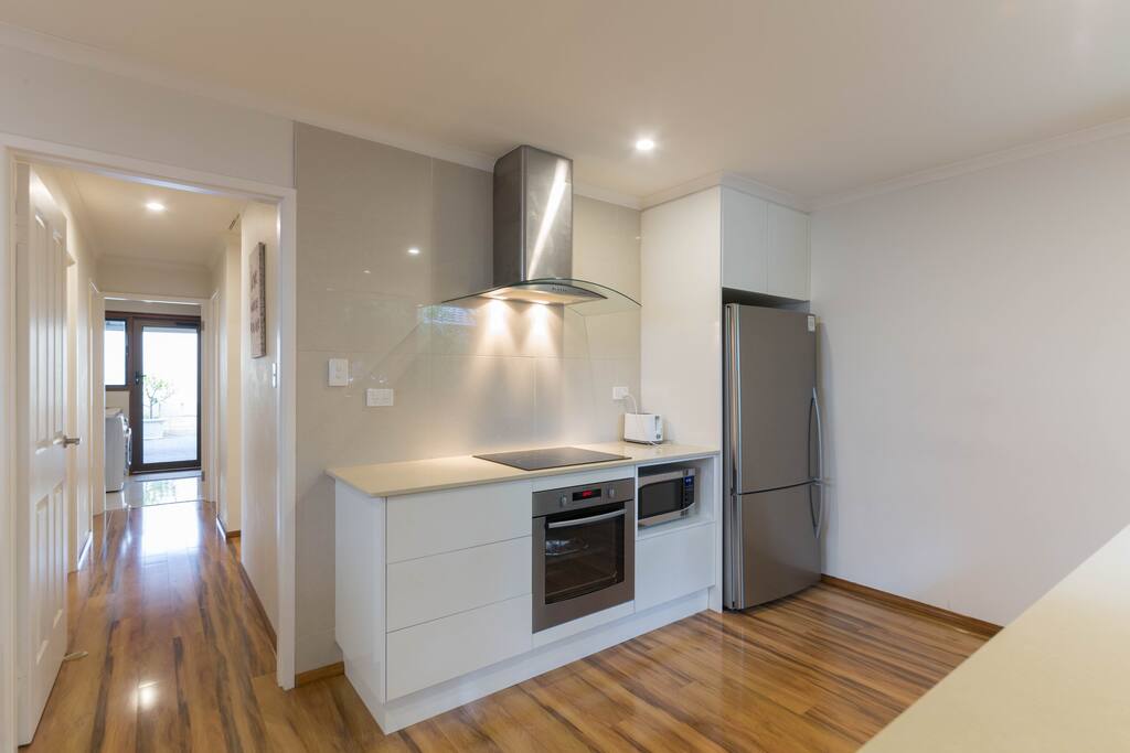Kitchen with modern cooking facilities