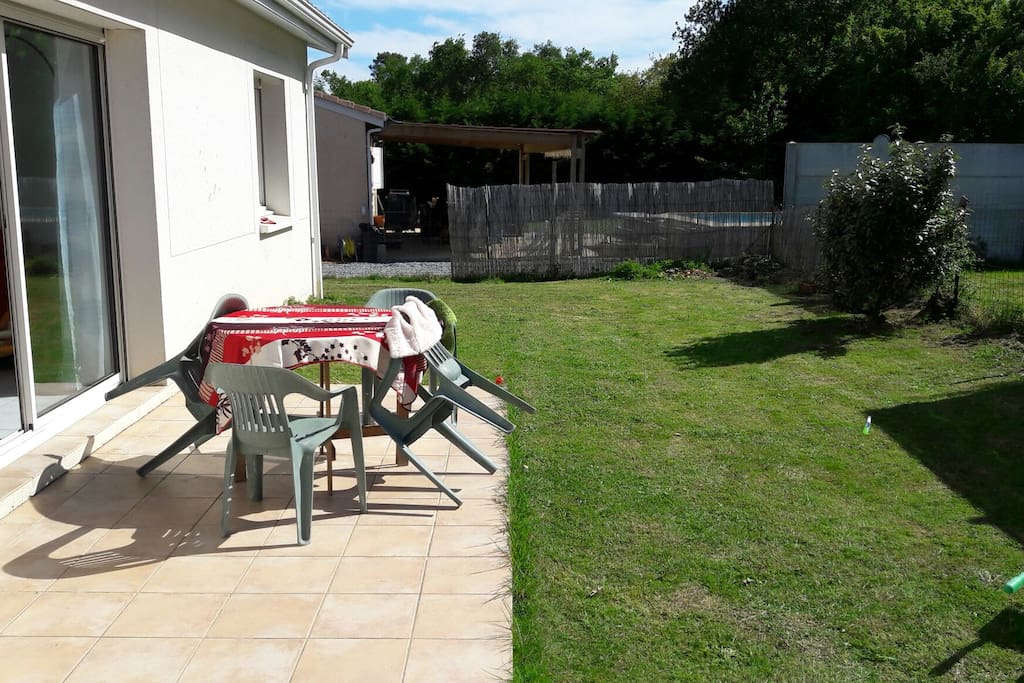 Jardin et terrasse exposés Sud