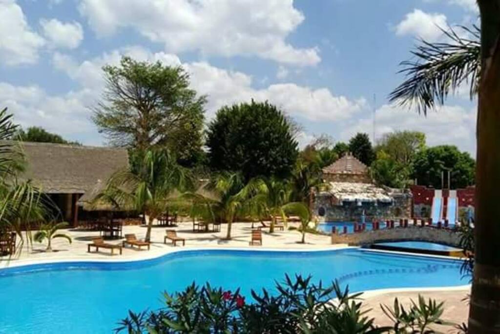 En la Piscina tenemos camastros para su comodidad.