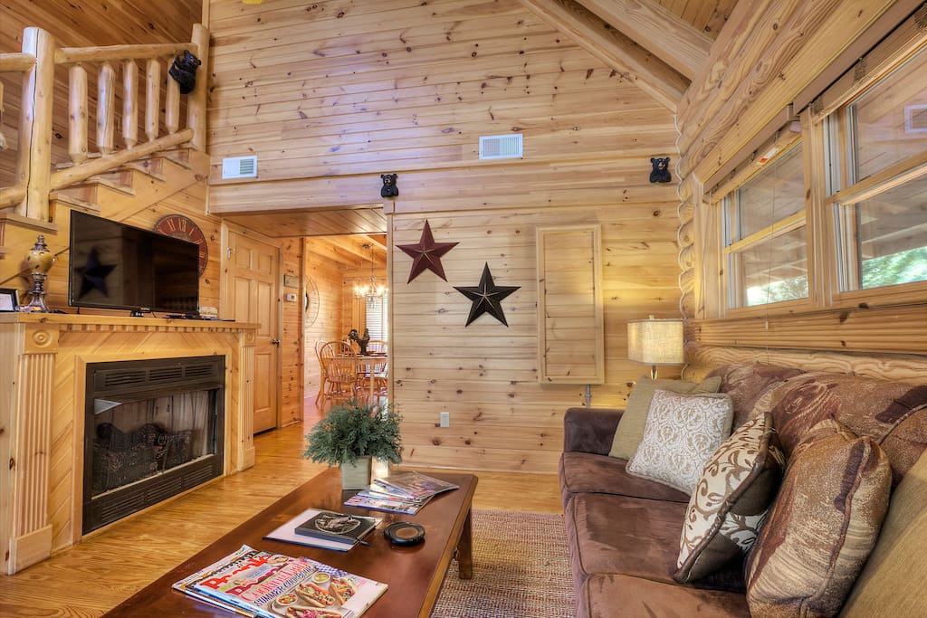 Bear side w/2 story living room!