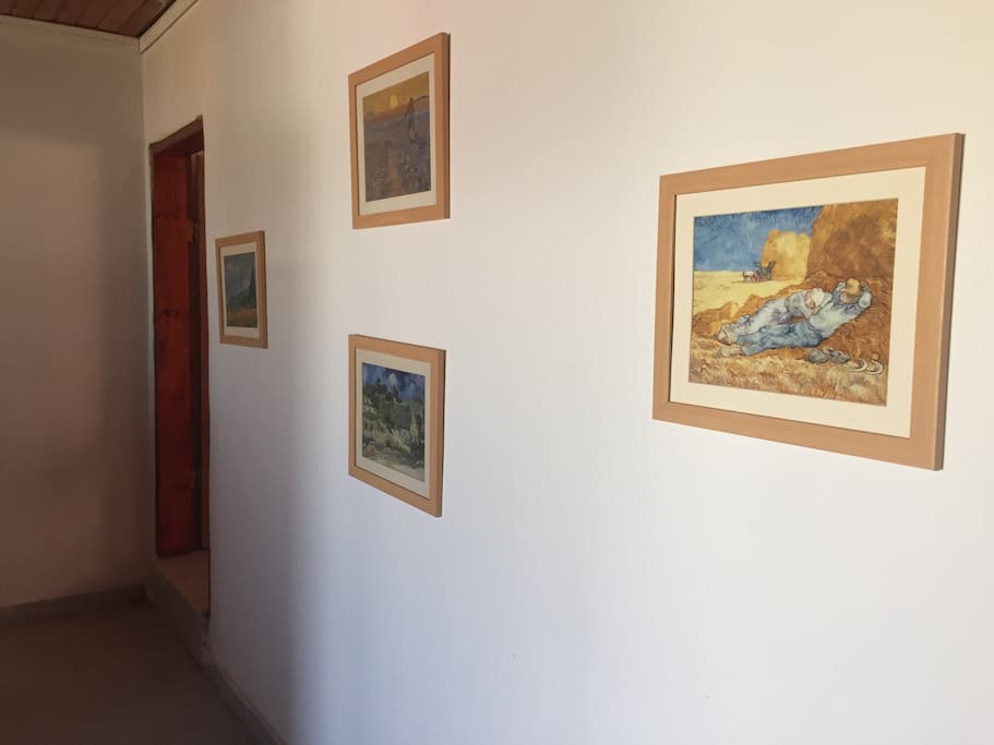 Copies of famous paints.