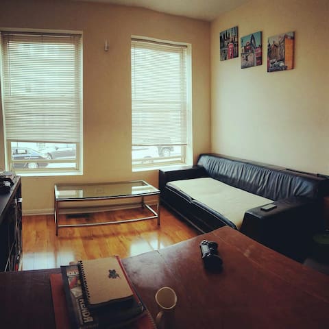 Sunny Logan Square Bedroom