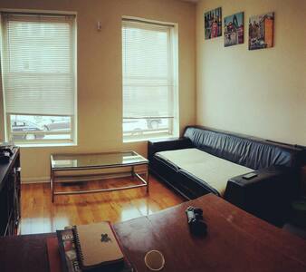 Sunny Logan Square Bedroom