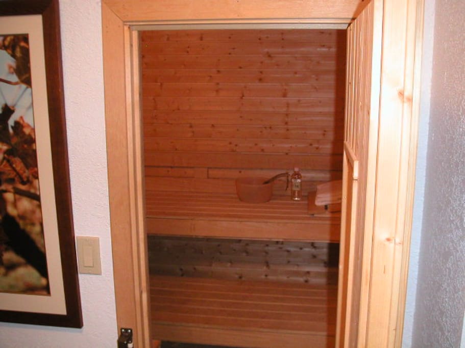 dry sauna inside house