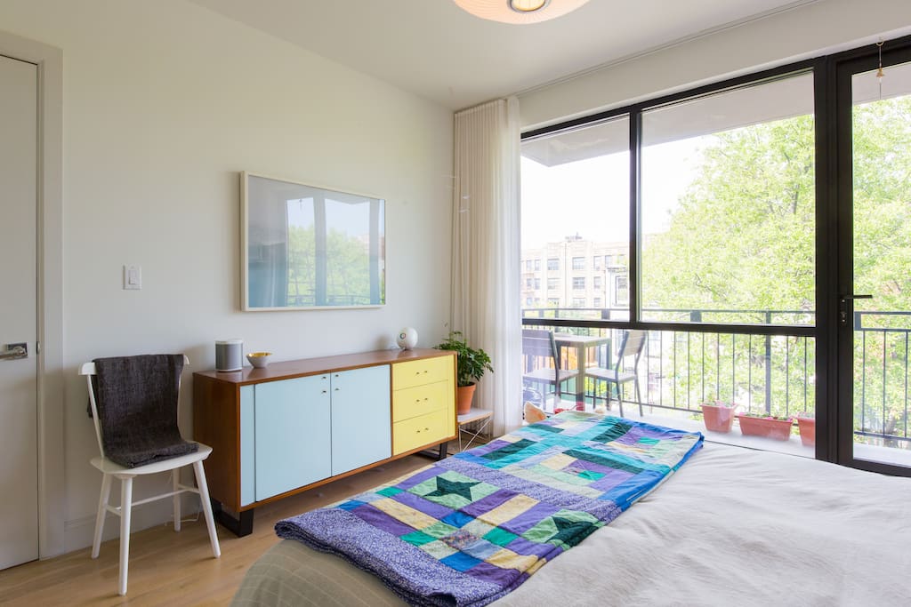 Bedroom with dresser