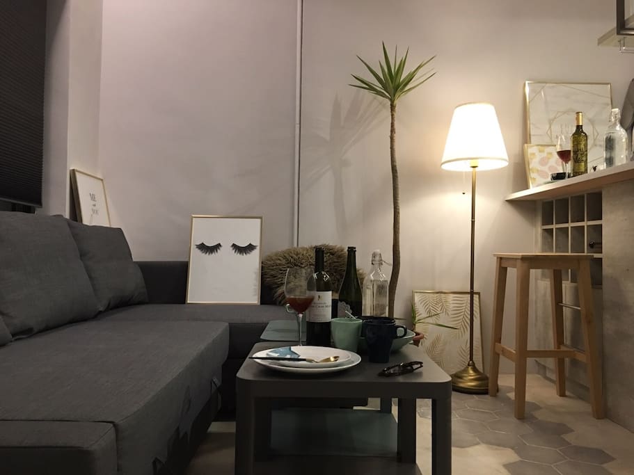 1F Living Room sofa area/一樓客廳 沙發區