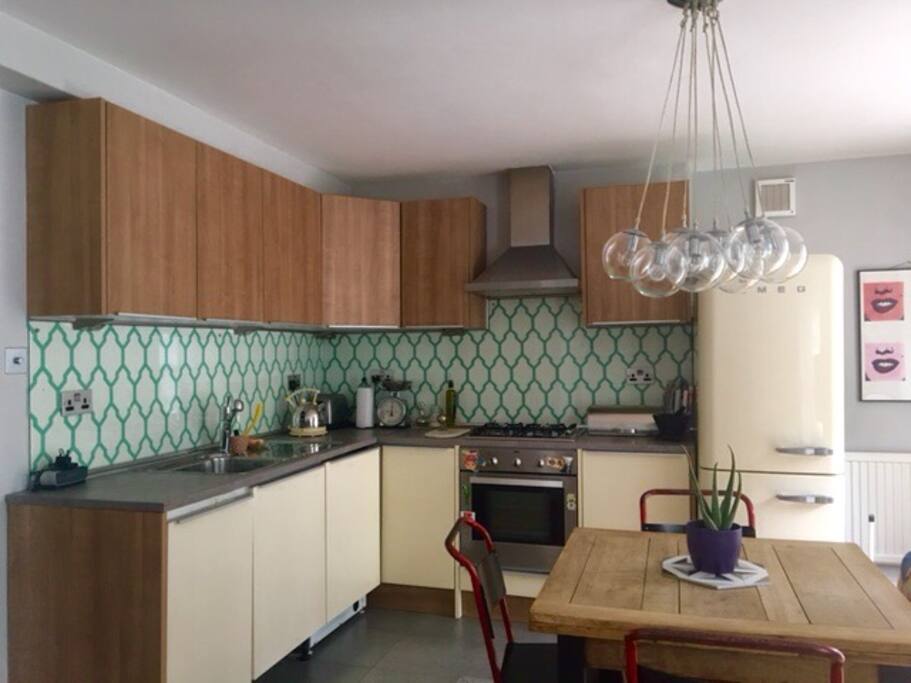 Open plan kitchen