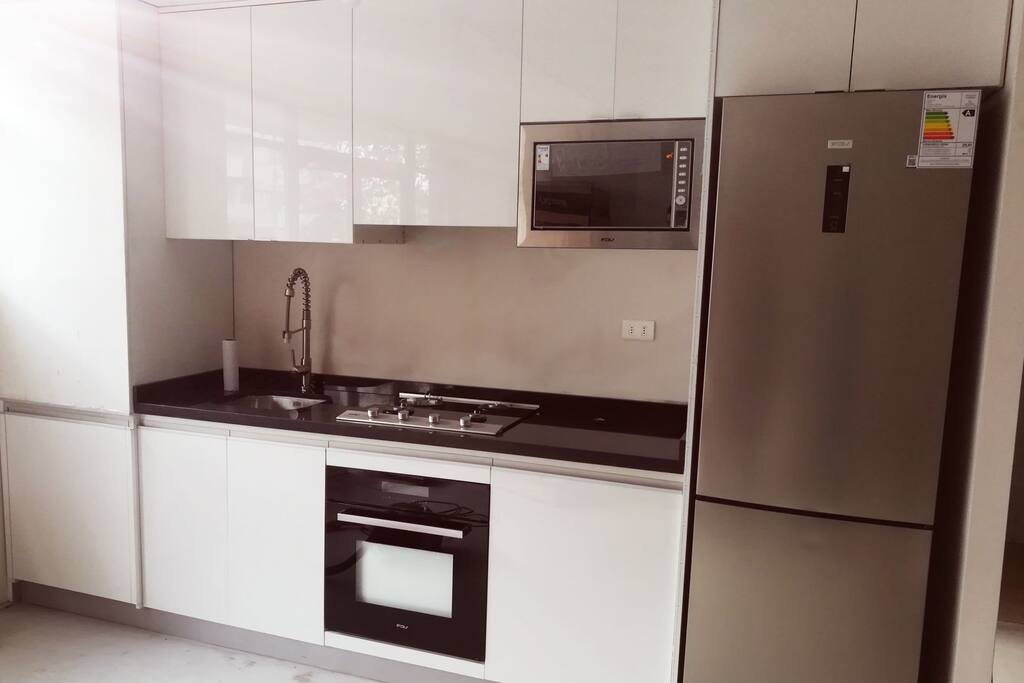 Cocina uso común, con todo el equipamiento necesario.