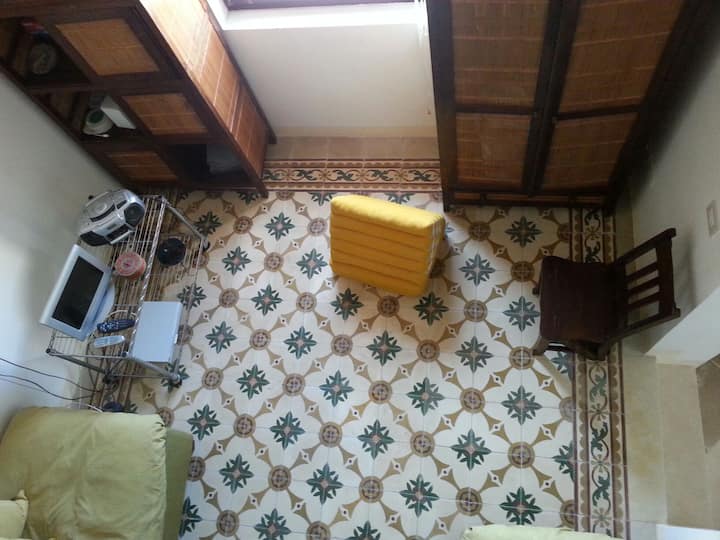 Vista desde la “cama flotante”