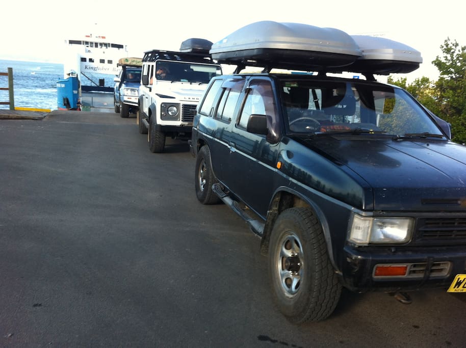 with optional luggage pods on roof $5 per night